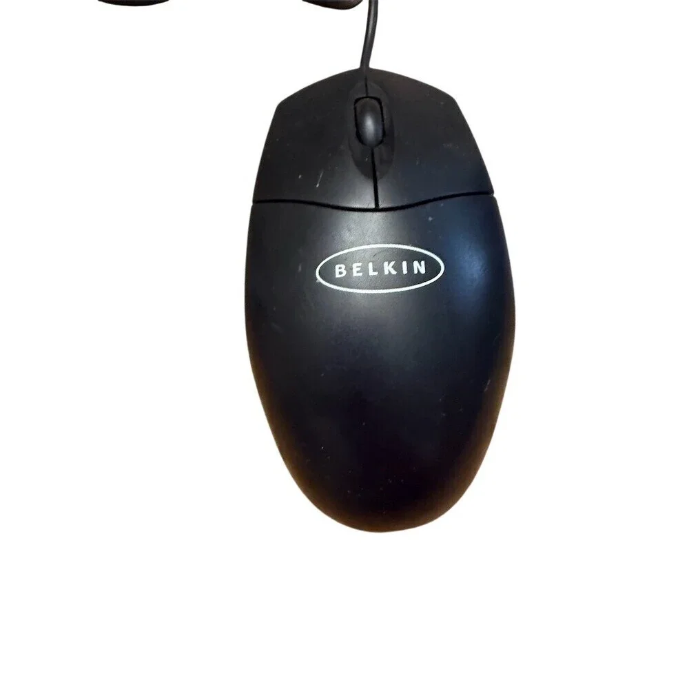 Belkin Black USB Optical Mouse 3 Button Scroll Wheel